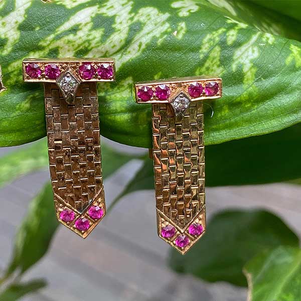 Chelsea-Girl-retro-ruby-earrings