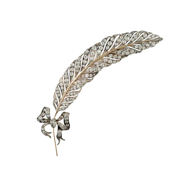 Edwardian-feather-brooch