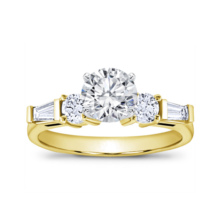 Tapered-Baguette-and-Round-Diamond-Setting