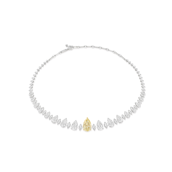 Messika-pear-yellow-diamond-necklace