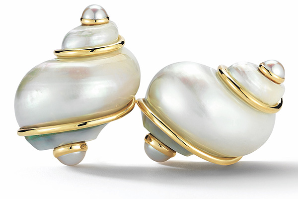 Seaman-Schepps-Turbo-shell-earrings