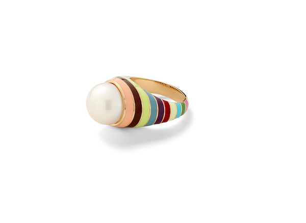 Alison-Lou-pearl-and-enamel-ring