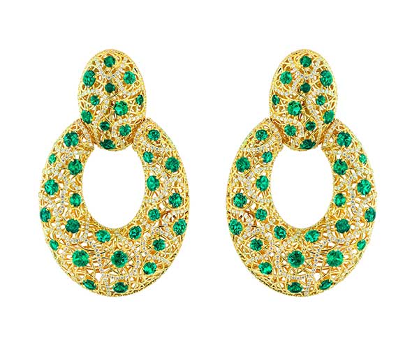 Rafka-earrings-with-emeralds-and-diamonds