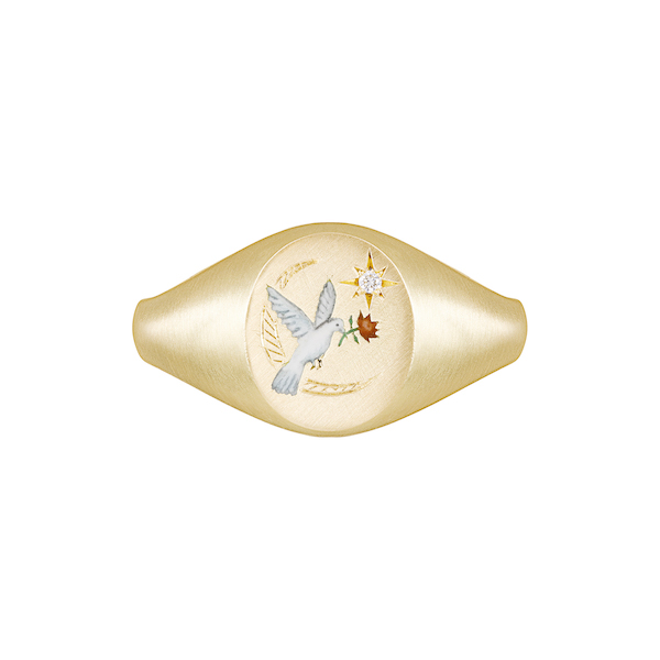 Cece-Jewelry-dove-signet-ring